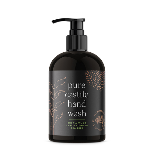 Pure Castile Hand Wash with Eucalyptus & Lemon Scented Tea Tree
