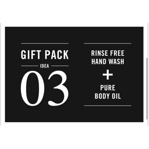 Gift Pack 3 - Rinse Free Hand Wash & Pure Body Oil