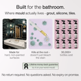 Load image into Gallery viewer, Clove & Eucalyptus Mould Spray built for bathrooms — grout, silicone and tiles, 30,000+ sold
