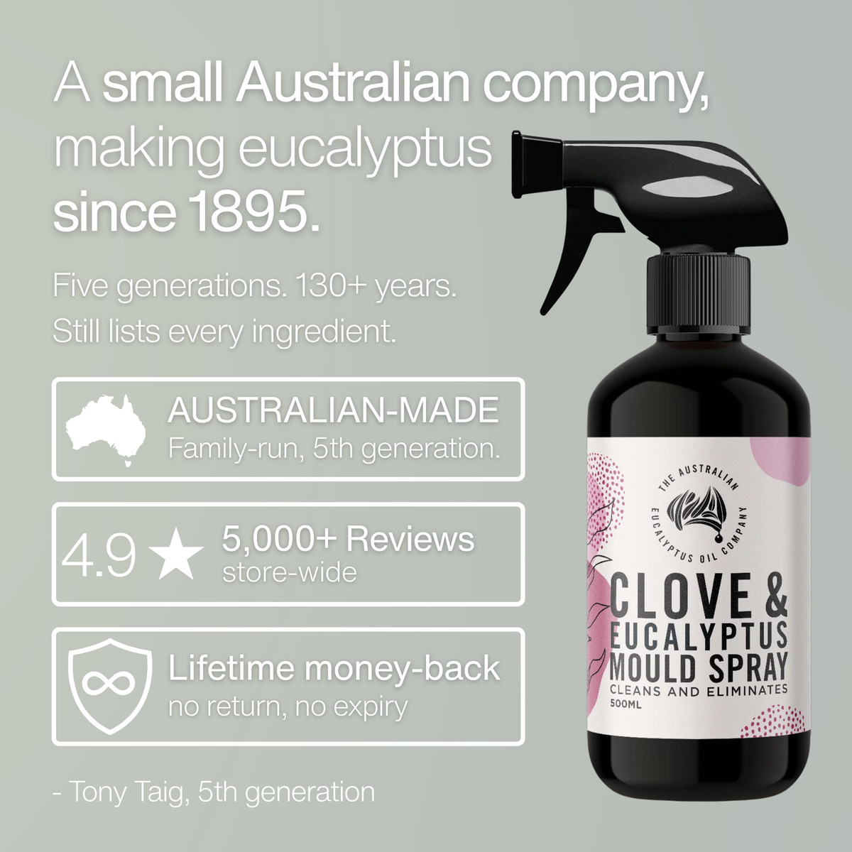 The Australian Eucalyptus Oil Company — family-run, five generations, making eucalyptus oil since 1895